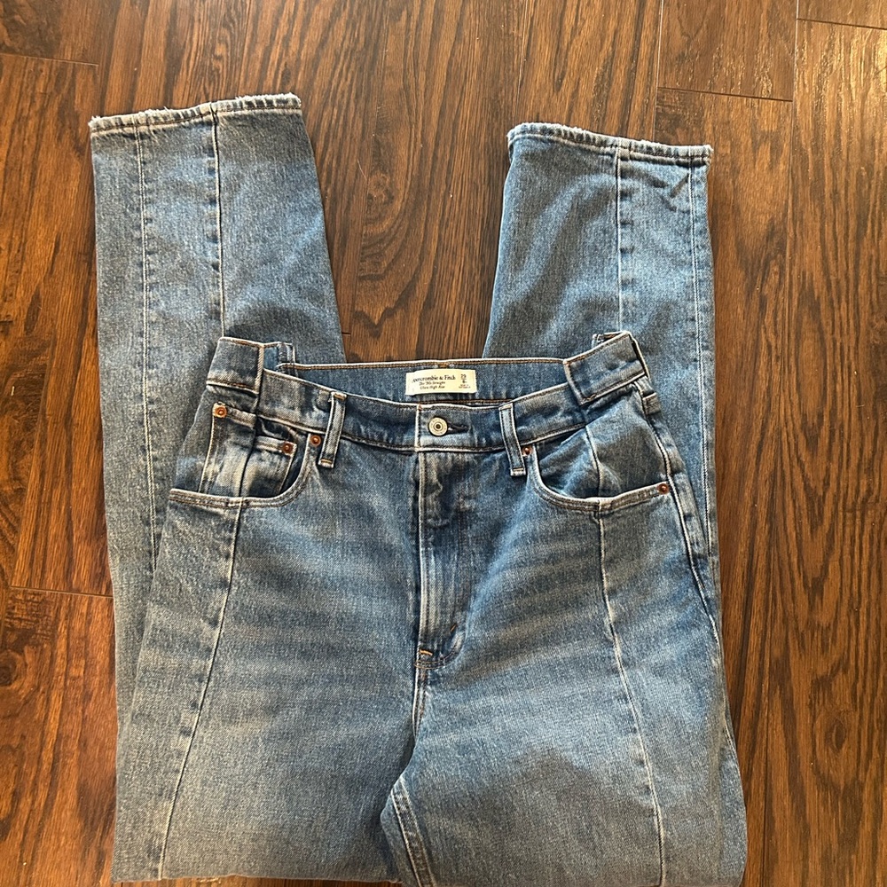 Abercrombie & Fitch Light Blue Straight Jeans